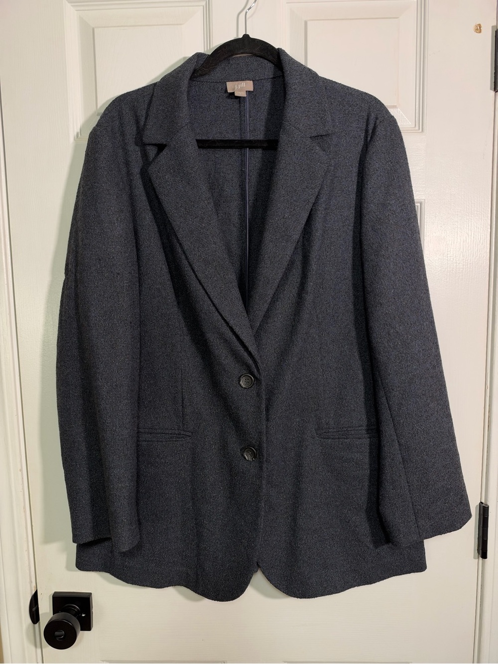 J. Jill Dark Charcoal Gray Women's Blazer